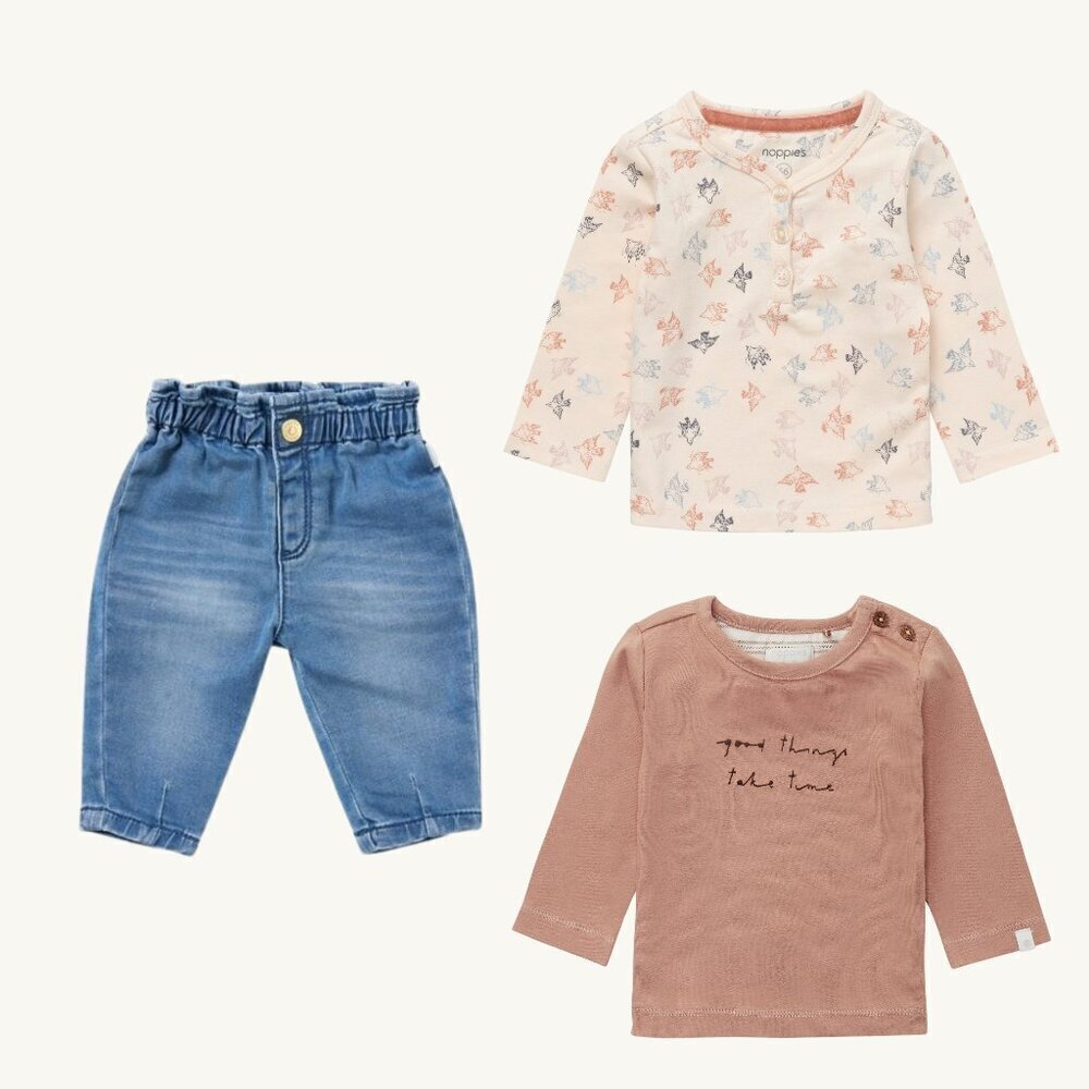 NWT - Organic baby girl set, 6-12 months​​​​​